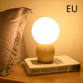 Nordic style glass ball table lamp with push button switch LED light white warm colour options