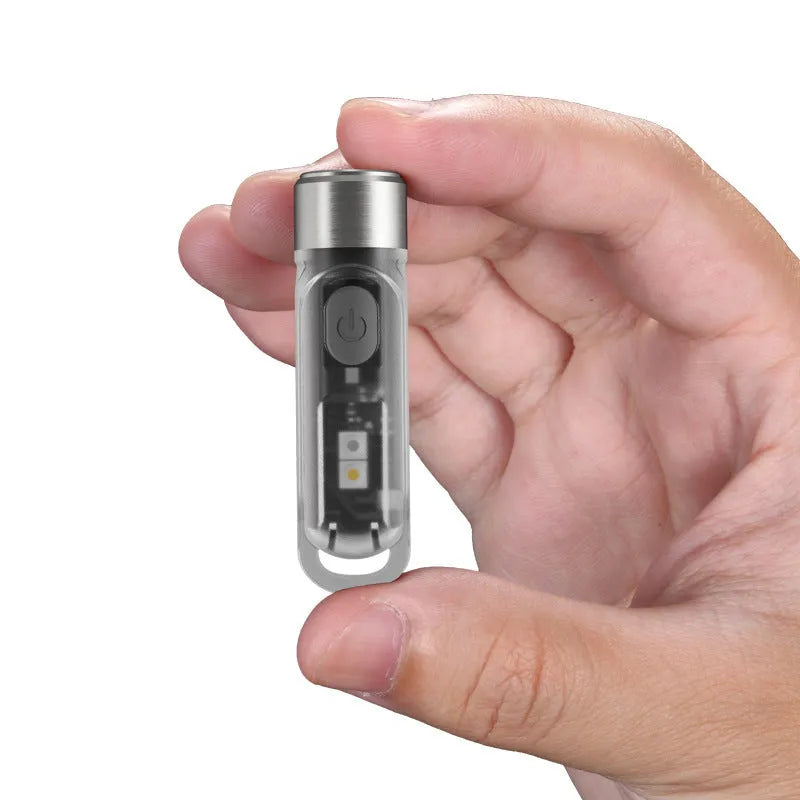 Nitecore TIKI mini USB direct charge LED keychain light in green with main OSRAM P8 300 lumens high CRI white UV and red modes