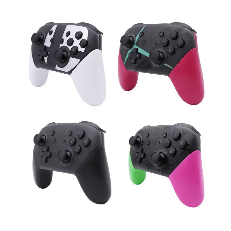 Switch PRO wireless Bluetooth gamepad for Nintendo Switch Lite in black with vibration and screen capture