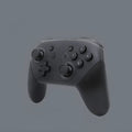 Switch PRO wireless Bluetooth gamepad for Nintendo Switch Lite in black with vibration and screen capture