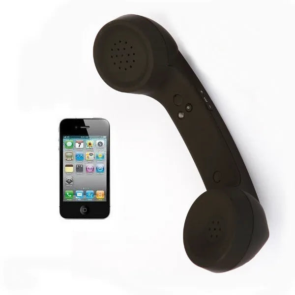 Bluetooth wireless retro microphone headset in multiple colours with bilateral earpieces