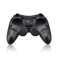 Wireless Bluetooth gamepad in black with ABS body, 17x11x6.5cm, for Android and IOS mobile gaming
