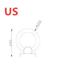 Modern wooden circular art chandelier with acrylic shade, shown in 20cm and 30cm diameter options
