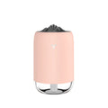 Magic Flame columnar humidifier in light blue colour with USB cable connection