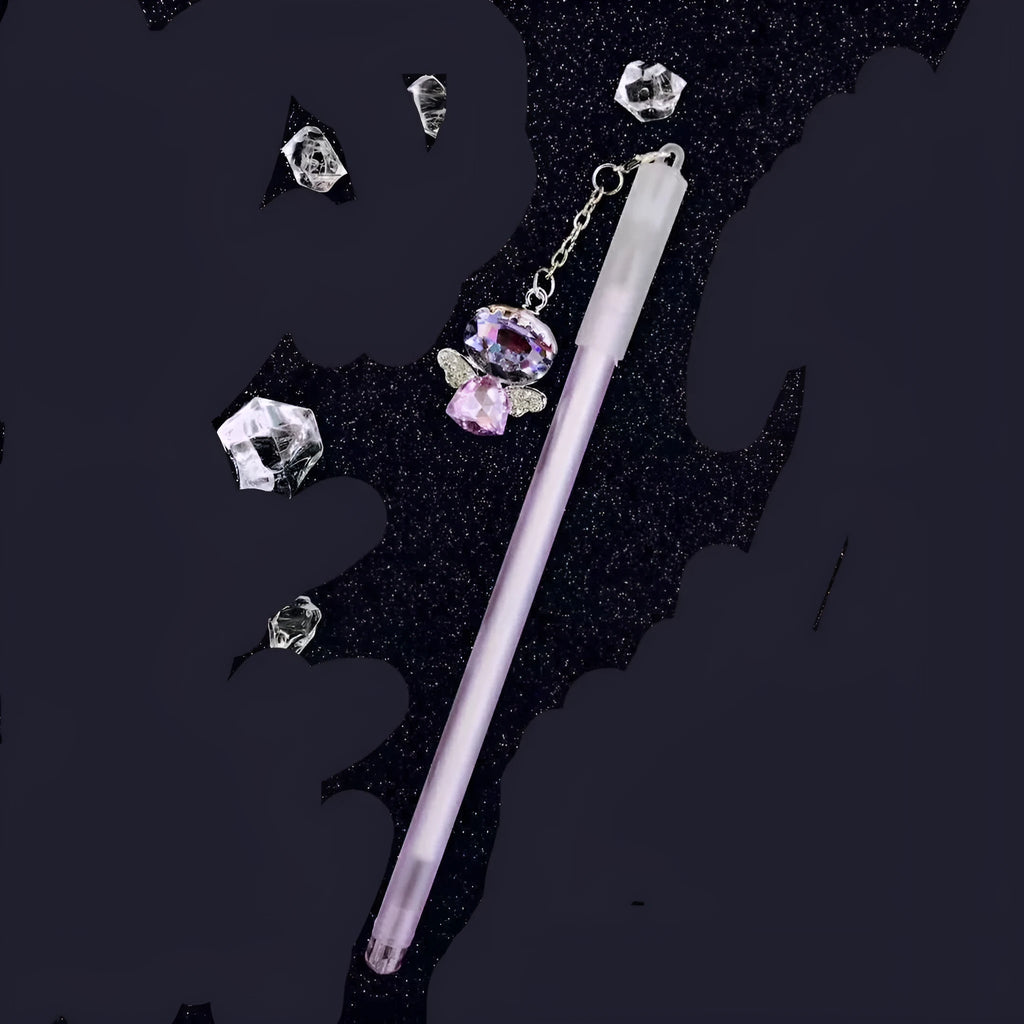 Little angel girl water pendant gel pen with plastic shell, 15cm body, and 0.5mm tip