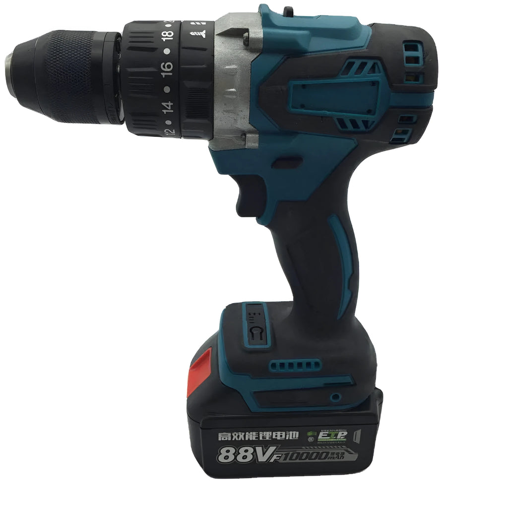 21V cordless impact drill and screwdriver with 13mm chuck diameter for drilling and screwdriving applications