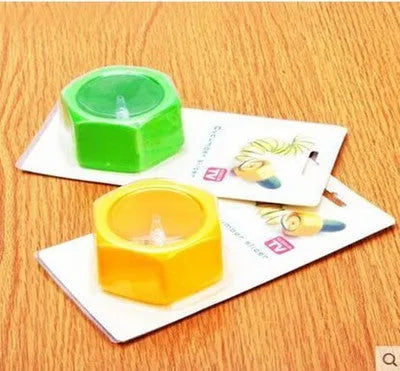 Yellow spiral knife vegetable cutter 8cm food-grade ABS plastic for cucumber slicing