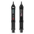 Auto-ranging digital multimeter ET8908 with test leads measuring voltage