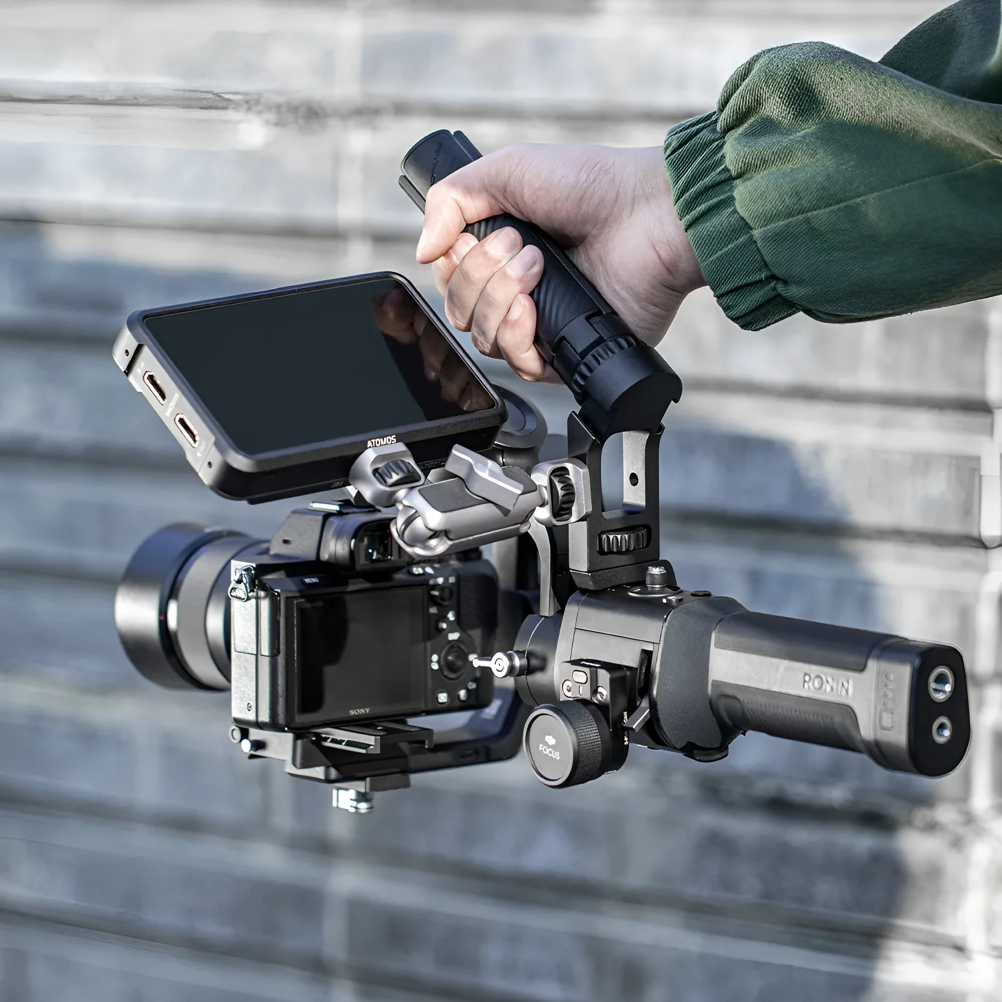 PGYTECH aluminium alloy accessory mount for DJI Ronin S and SC gimbals with multiple mounting points