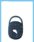 Small portable Bluetooth speaker in one of six colours: pink, blue, black, red, silver grey, or green
