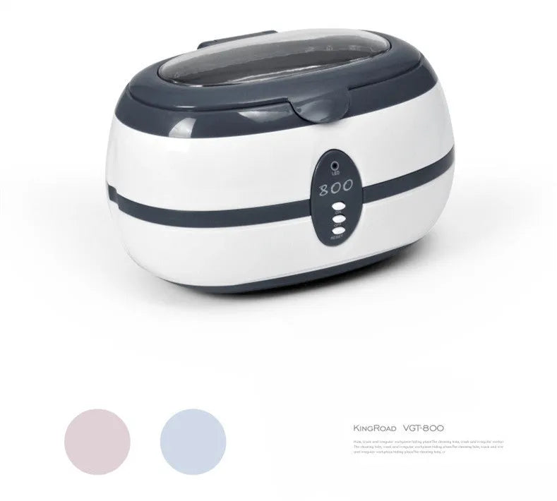 GTSONIC 35W ultrasonic glasses and jewellery washing machine with UK plug, external size 210x150x140mm