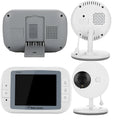 White 3.5 inch digital wireless baby monitor unit on a table