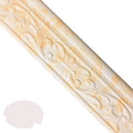 Self-adhesive decorative waistline skirting line border with modern grid pattern