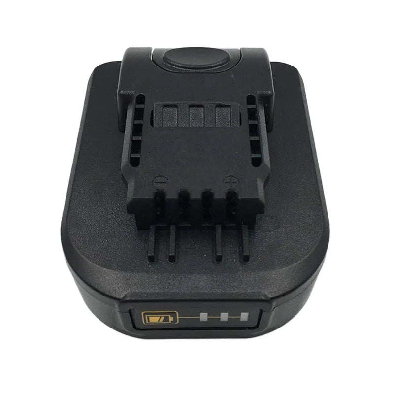 Black power tool battery converter adapter Mak to Wox conversion accessory