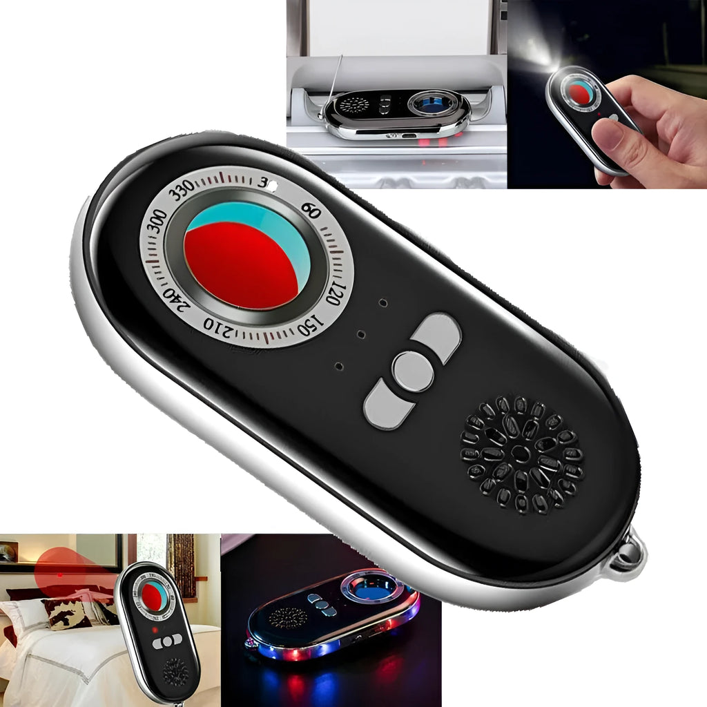Compact rectangular wireless security detector with ABS plastic body for vibration-based tamper alarm