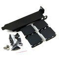 Graphics card cooling fan bracket with three supports for 8CM or 9CM fans