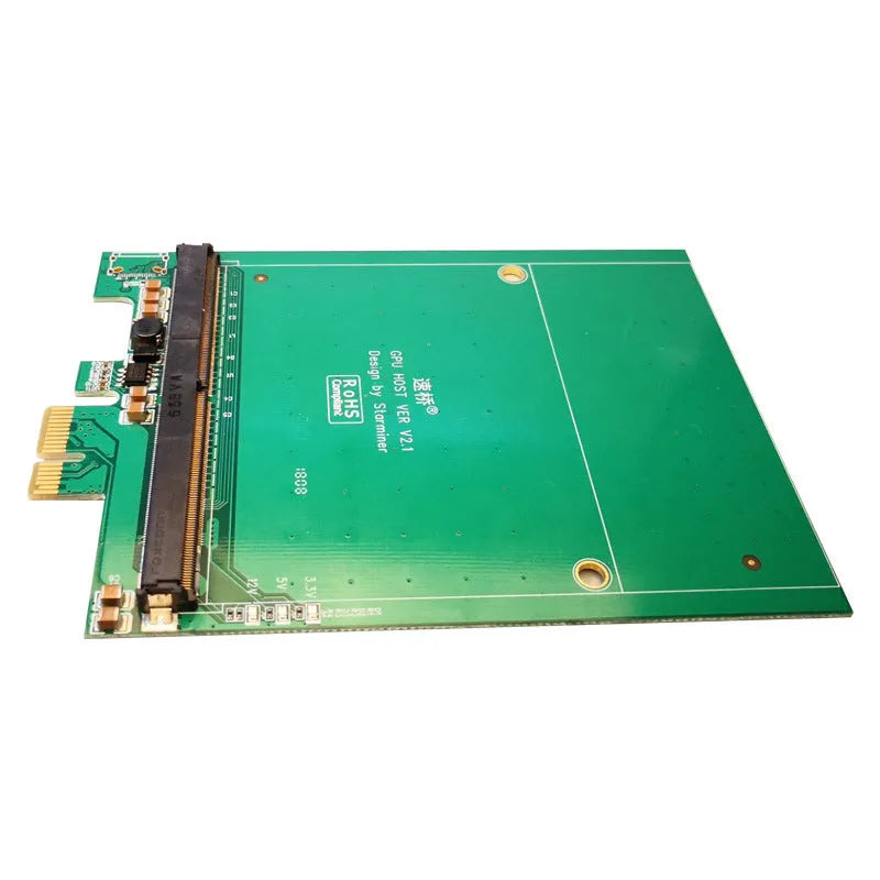 Green To MXM3.0 graphics adapter riser card with other interface and 1000 MB/s speed