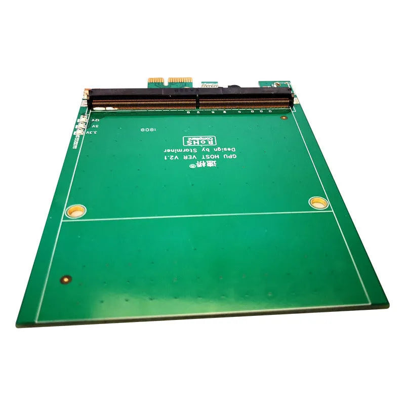 Green To MXM3.0 graphics adapter riser card with other interface and 1000 MB/s speed
