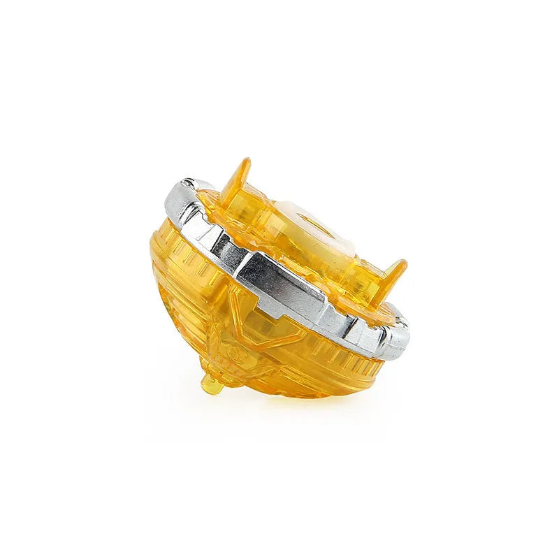 Luminous yo-yo gyro bottom replacement part in white, red, blue, and yellow colours.