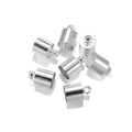 Multi-colour copper bell tassel caps for jewellery making in various sizes from 3mm to 12mm
