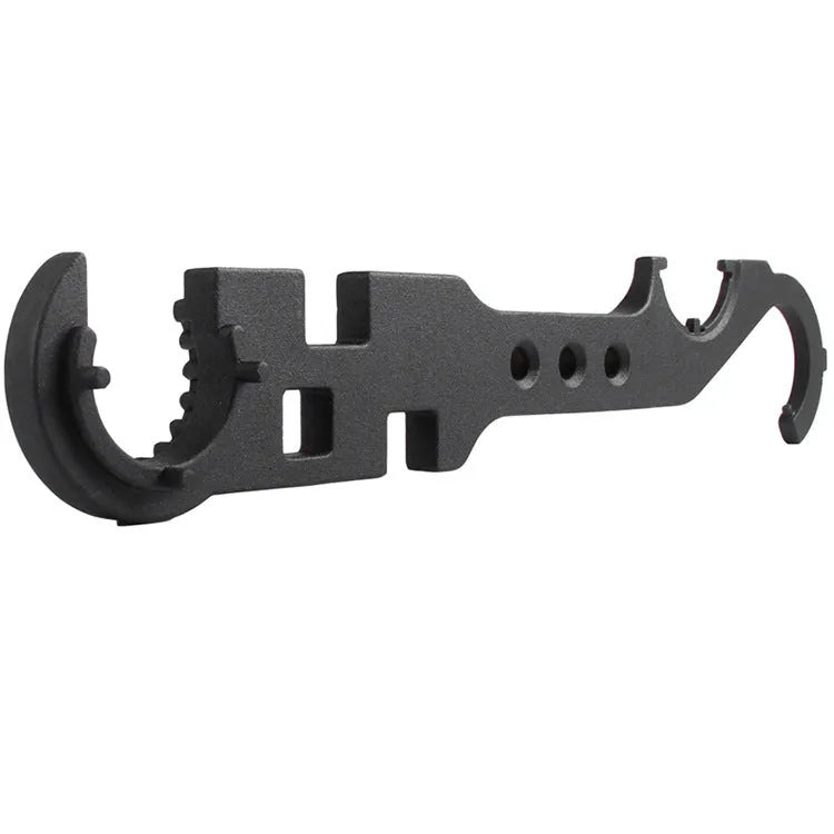 Black steel combination wrench for AR15 and M4 rifle maintenance and disassembly.