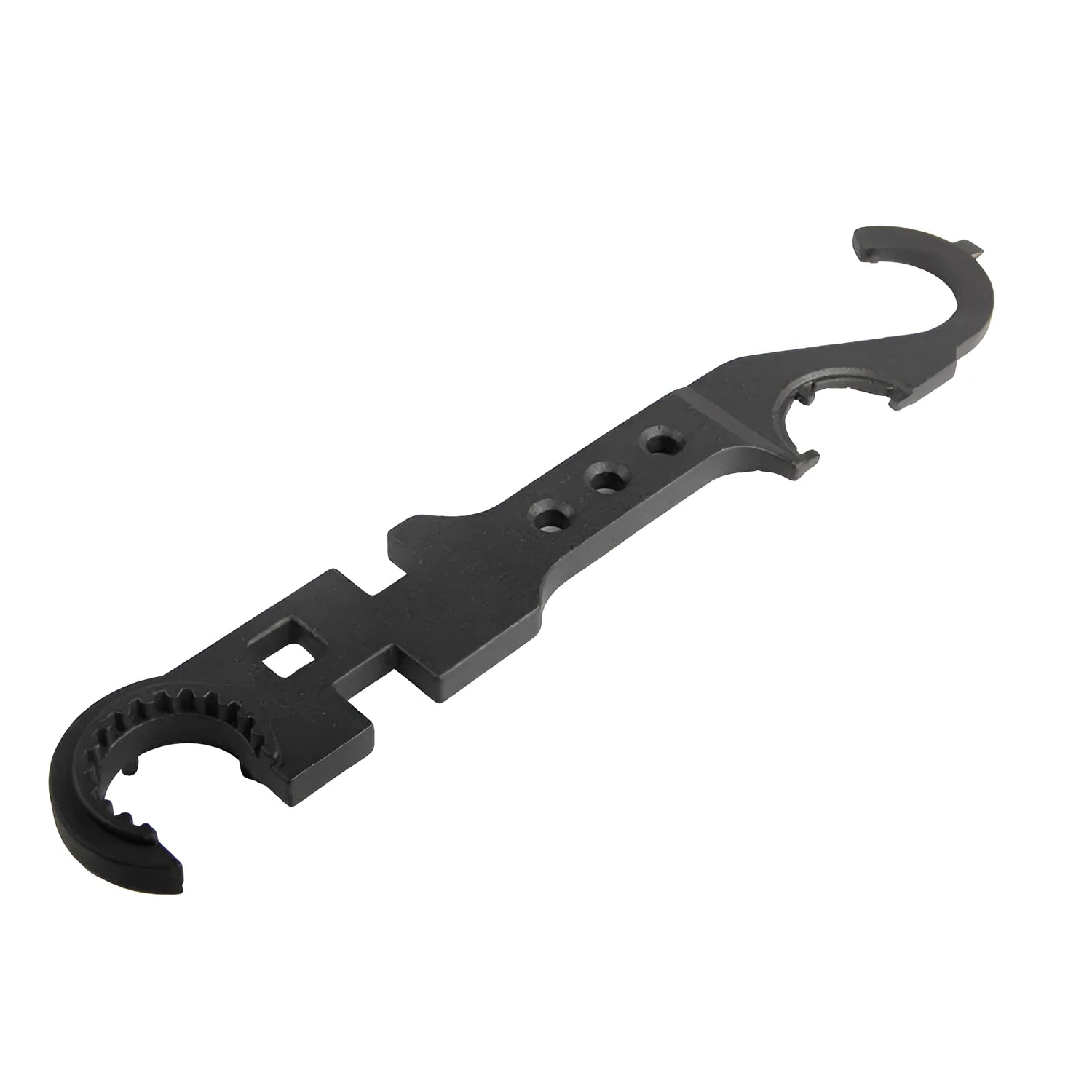 Black steel combination wrench for AR15 and M4 rifle maintenance and disassembly.