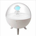 Modern minimalist USB LED night light with button switch and colour-changing illumination options