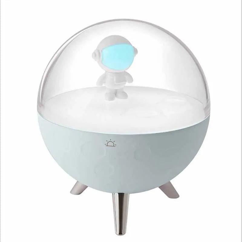 Modern minimalist USB LED night light with button switch and colour-changing illumination options