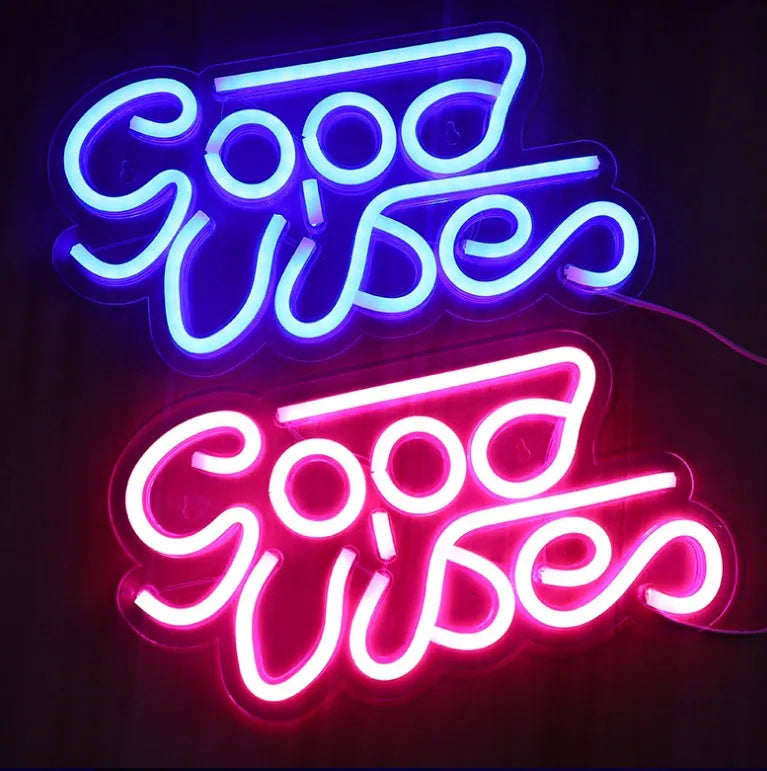 LED transparent backboard neon light with acrylic shell, USB powered, wall hanging, special-shaped design