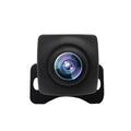 Black reversing camera with wide-angle lens and starlight night vision, size 13.2 x 8.2 x 4.6cm