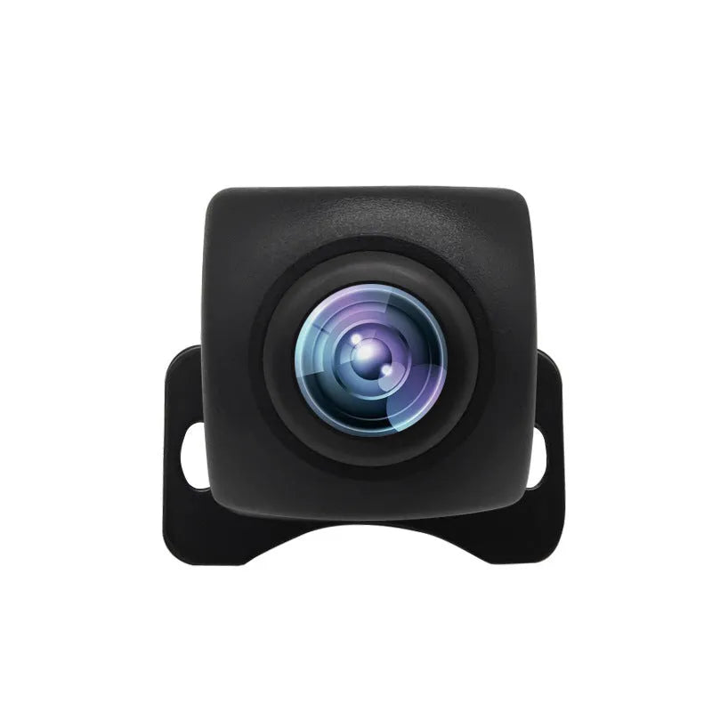 Black reversing camera with wide-angle lens and starlight night vision, size 13.2 x 8.2 x 4.6cm