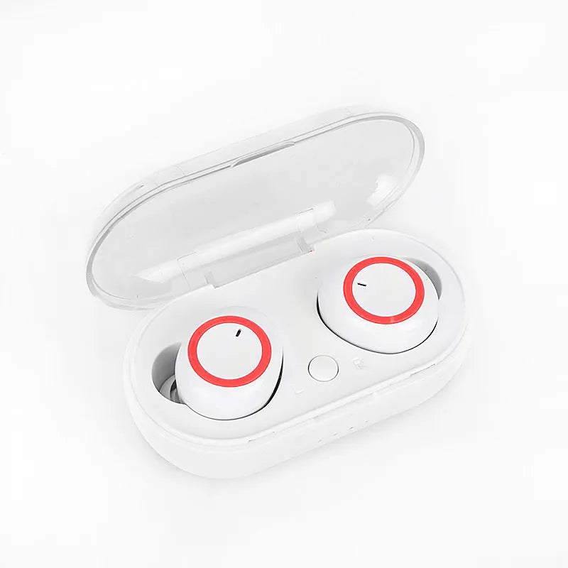 TWS Bluetooth wireless stereo headset with earplug-style design shown in black colour variant