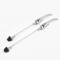 Bicycle quick release lever in silver, gold, red, blue and black colours