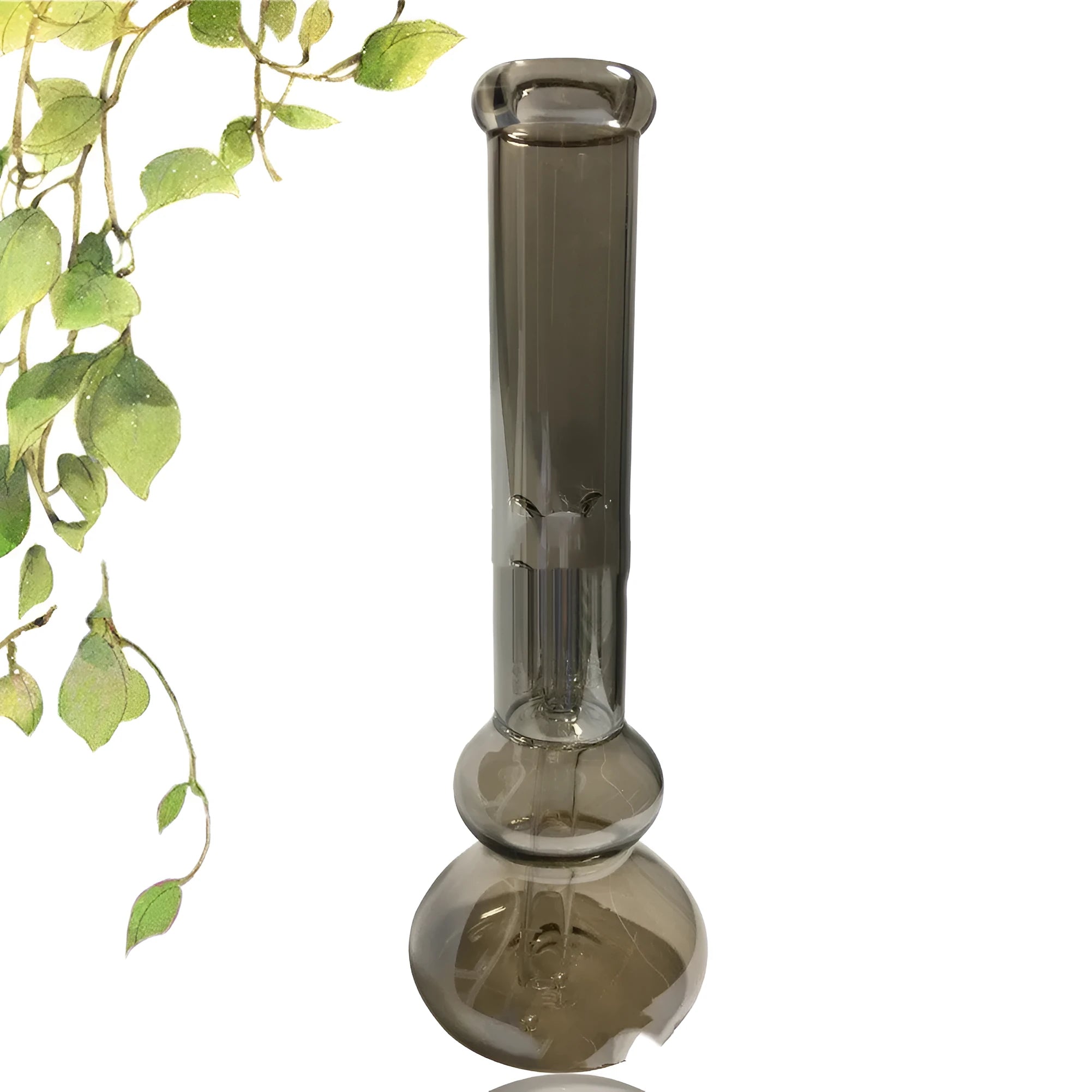 Pure colour glass vase decoration ornaments with geometry shapes sitting on vase