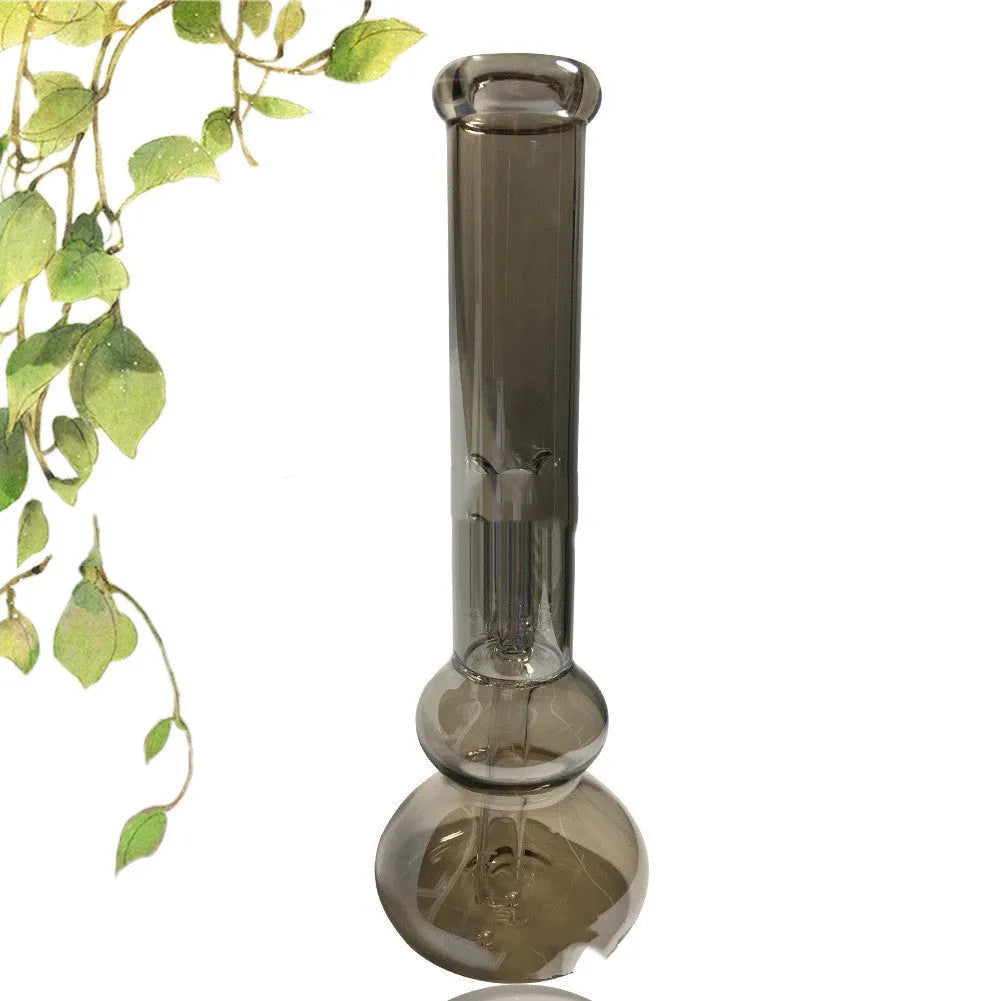 Pure colour glass vase decoration ornaments with geometry shapes sitting on vase