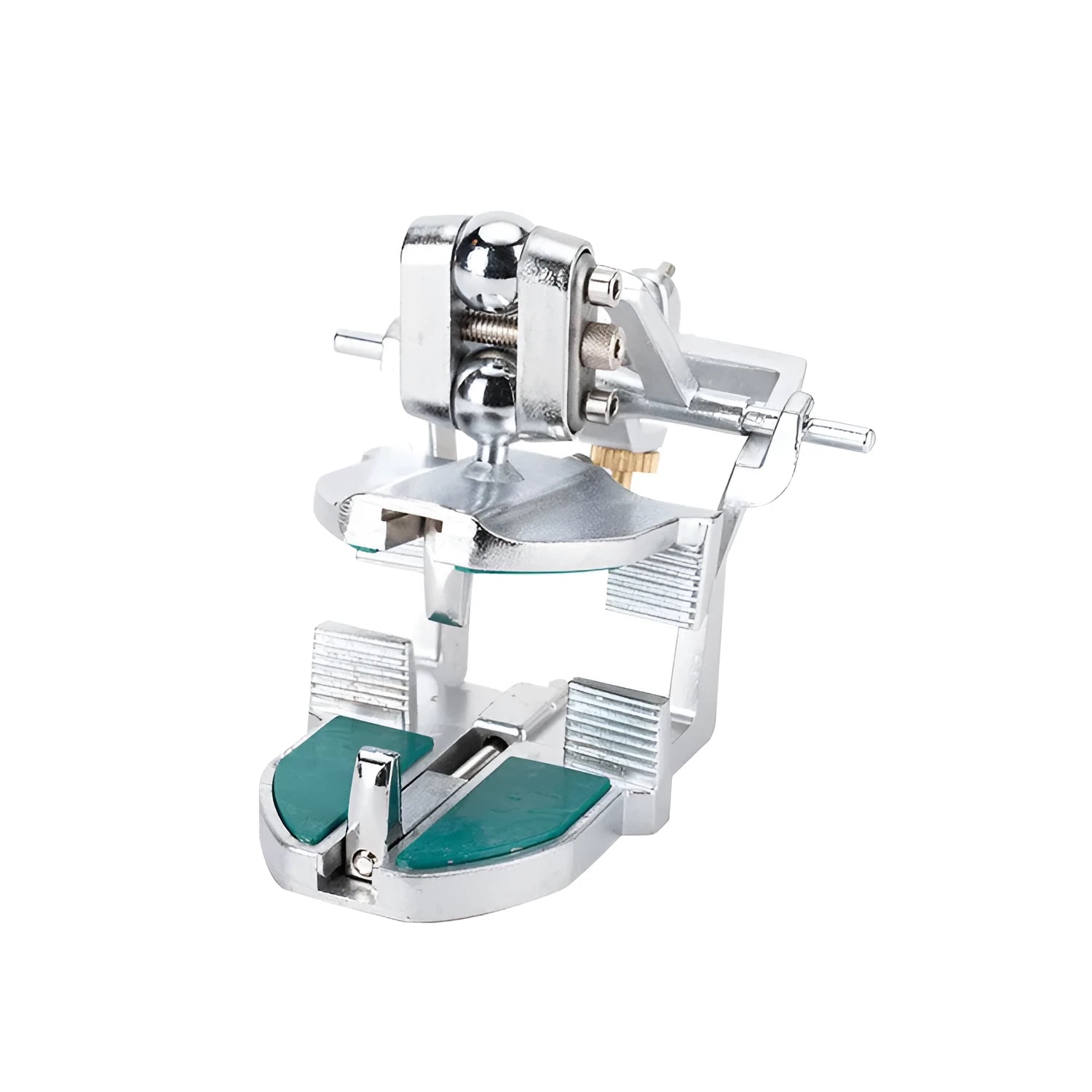 Korean style dental jaw articulator with adjustable settings on a laboratory bench