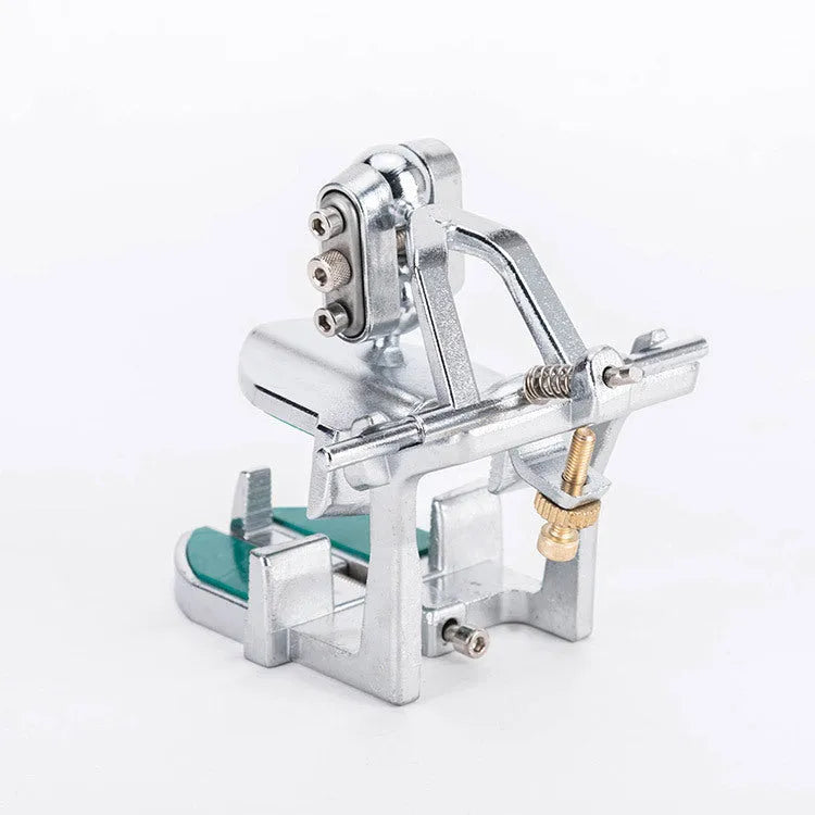 Korean style dental jaw articulator with adjustable settings on a laboratory bench