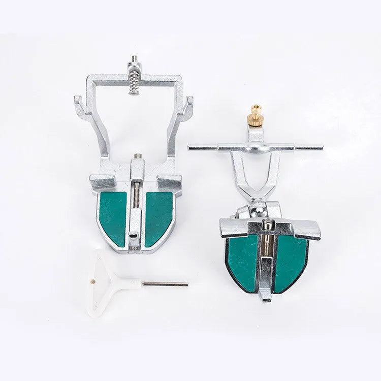 Korean style dental jaw articulator with adjustable settings on a laboratory bench