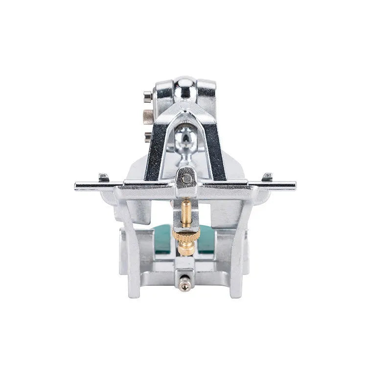 Korean style dental jaw articulator with adjustable settings on a laboratory bench