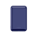 Magnetic wireless power bank in five colour options showing magnetic charging surface