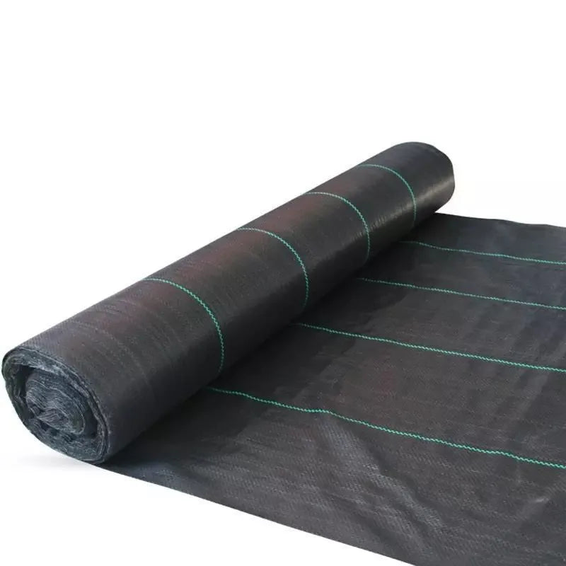Black PE composite woven weed-proof cloth for farmland and greenhouse weed control