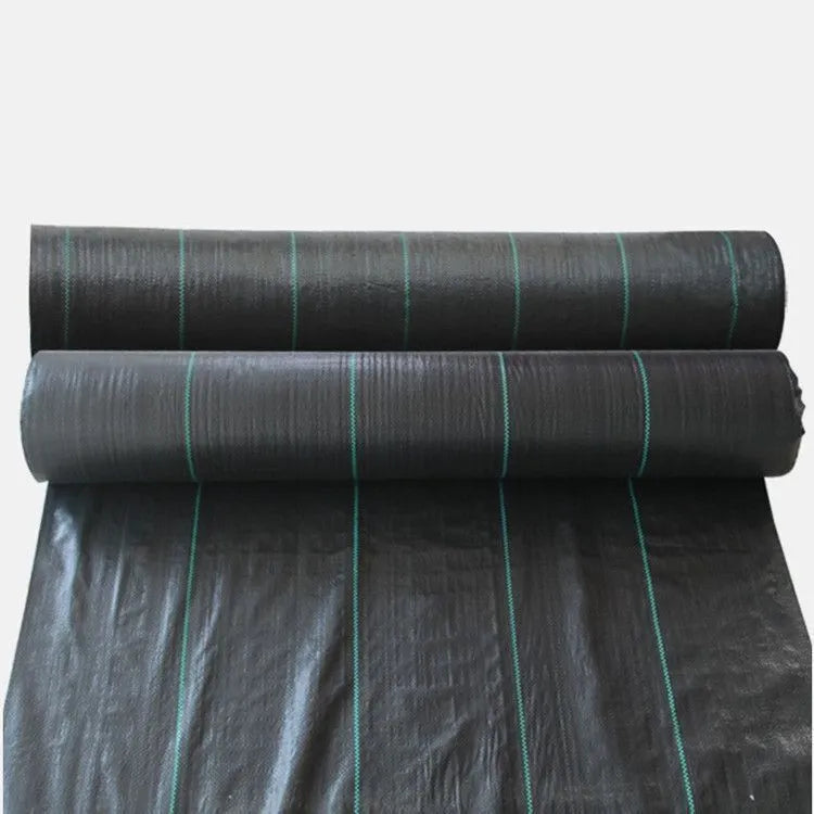 Black PE composite woven weed-proof cloth for farmland and greenhouse weed control