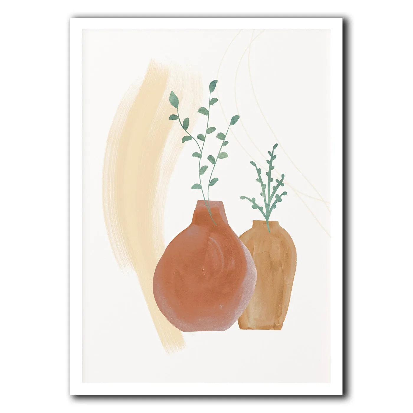 Canvas painting bohemian wall decoration waterproof frameless print style A