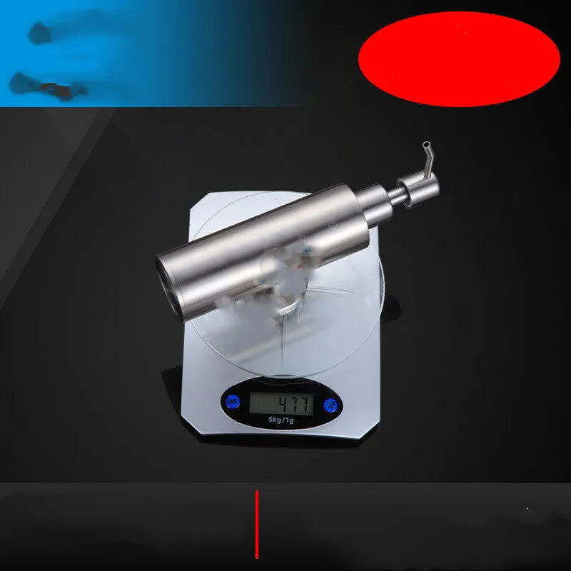 Wall-mounted 304 stainless steel pendant lotion bottle in brushed finish on a bathroom wall