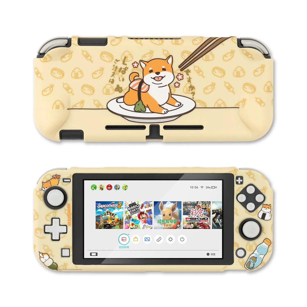 Nintendo Switch protective PC hard shell case with back grip housing
