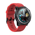 L15 IP68 waterproof Android smart watch with 1.3-inch round screen and black silicone strap