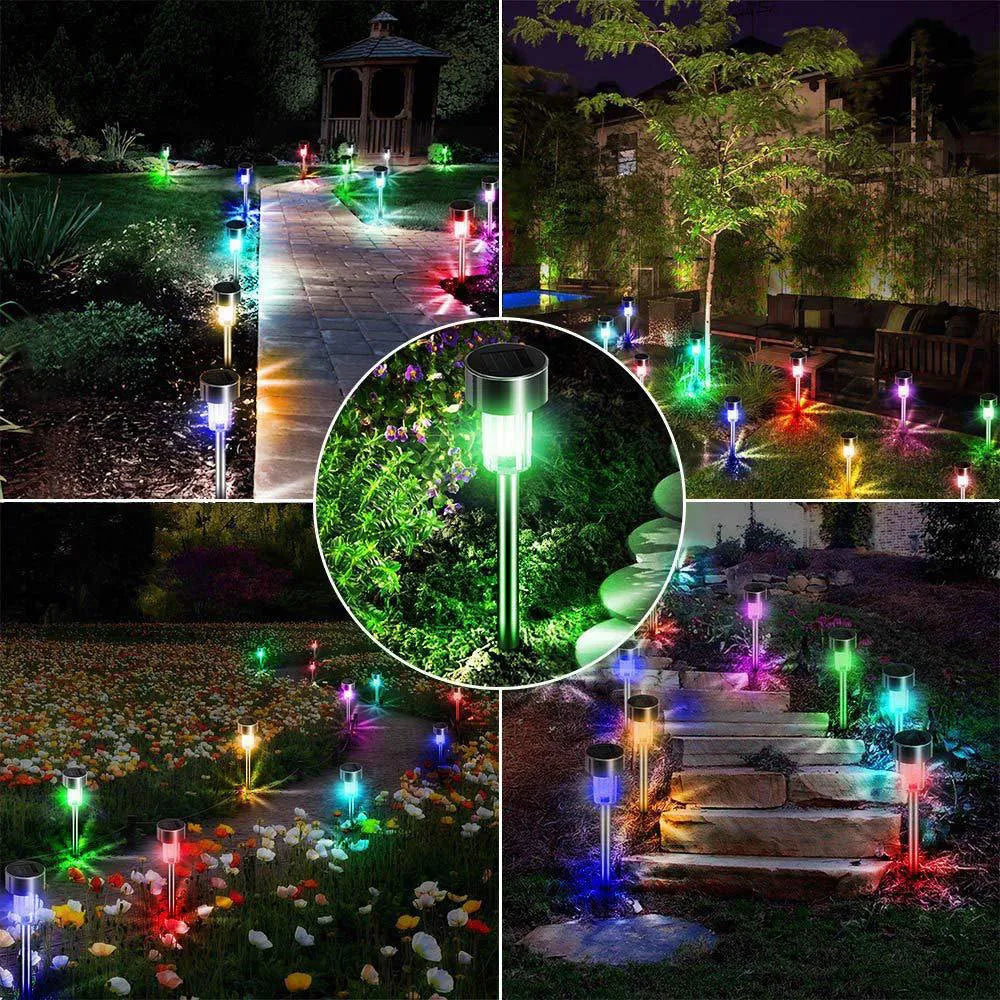 Stainless steel garden landscape LED light with pastoral design and waterproof IP44 rating