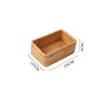 Rattan storage basket made from natural autumn vine for organising cosmetics and jewellery, with stackable design