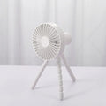 Portable desktop fan with octopus tripod and removable front cover in multiple colours
