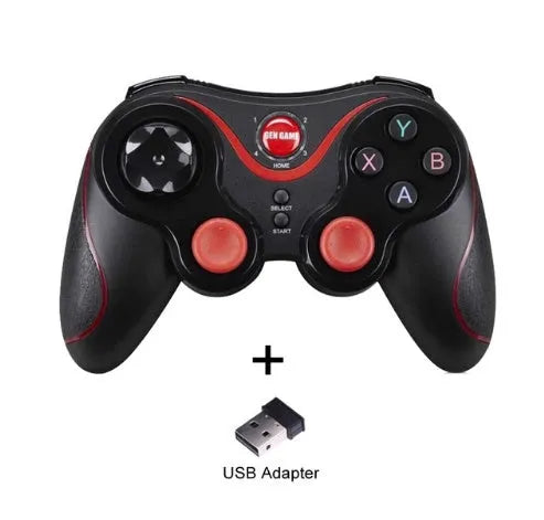 X3 Bluetooth wireless game controller for Android phones with optional mobile phone clip attachment